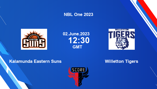 Kalamunda Eastern Suns vs Willetton Tigers livescore, Match events KES vs WT, NBL One 2023, tv info