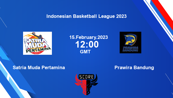 Satria Muda Pertamina vs Prawira Bandung livescore, Match events SMP vs PAB, Indonesian Basketball League 2023, tv info