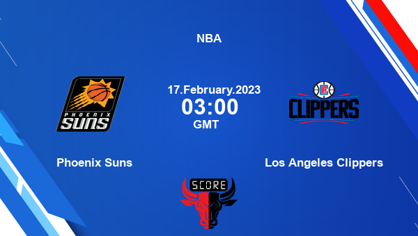 Phoenix Suns vs Los Angeles Clippers livescore, Match events PHX vs LAC, NBA, tv info