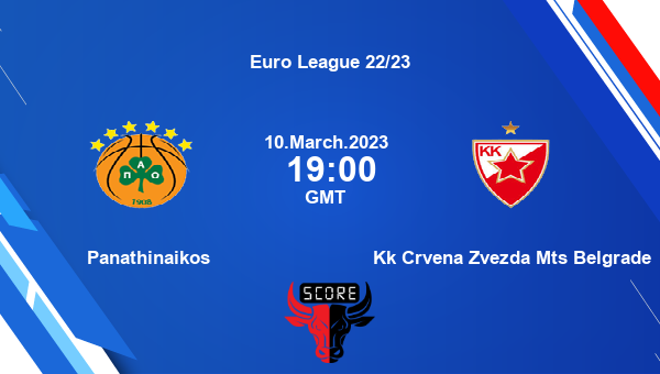 Panathinaikos x Kk Crvena Zvezda » Placar ao vivo, Palpites, Estatísticas +  Odds