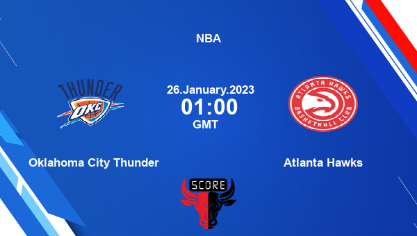 Oklahoma City Thunder Vs Atlanta Hawks Livescore, Match Events OKC Vs ...