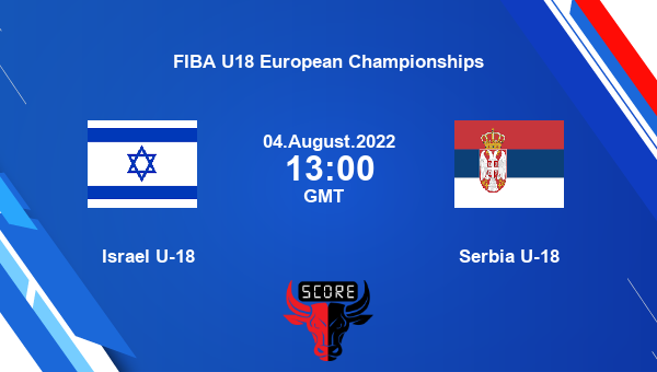 Israel U 18 Vs Serbia U 18 Livescore Match Events Is U18 Vs Sr U18 Fiba U18 European Championships Tv Info