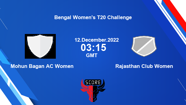 MBC-W vs RAC-W live score, Mohun Bagan AC Women vs Rajasthan Club Women live Match 15 T20, Bengal Women’s T20 Challenge