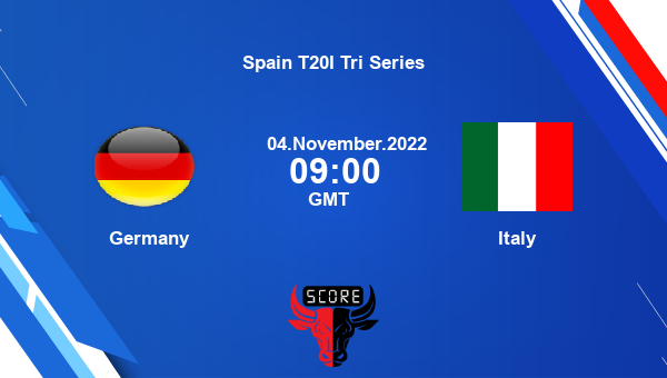 GER vs ITA live score, Germany vs Italy live Match 1 T20I, Spain T20I Tri Series