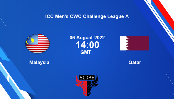 MAL vs QAT live score, Malaysia vs Qatar live Match 14 ODI, ICC Men’s CWC Challenge League A