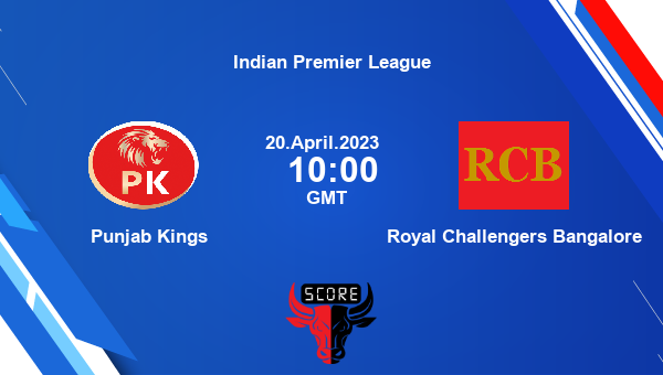 PBKS Vs RCB Live Score Punjab Kings Vs Royal Challengers Bangalore Live