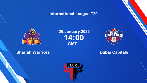 SWR vs DC live score, Sharjah Warriors vs Dubai Capitals live 17th Match T20, International League T20