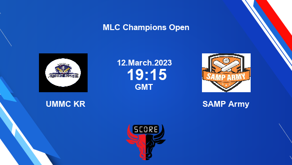 UMM vs SMA live score, UMMC KR vs SAMP Army live Match 2 T20, MLC Champions Open