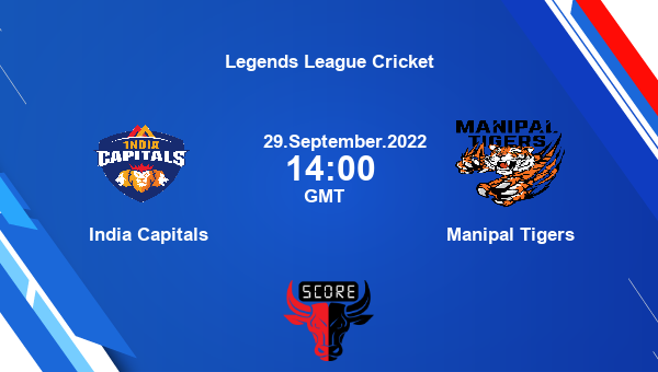 INC vs MNT live score, India Capitals vs Manipal Tigers live 10th Match T20, Legends League Cricket