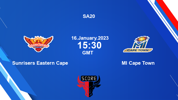 SEC vs CPT live score, Sunrisers Eastern Cape vs MI Cape Town live 9th Match T20, SA20