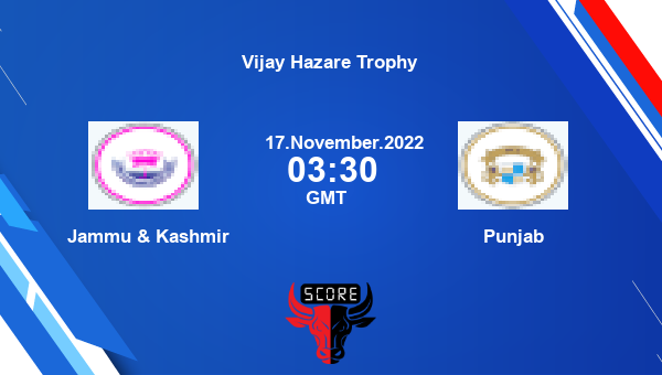 J&K vs PUN live score, Jammu & Kashmir vs Punjab live Elite, Group D List A, Vijay Hazare Trophy