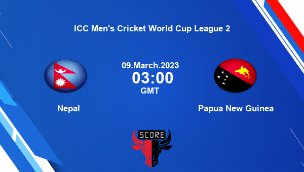 NEP vs PNG live score, Nepal vs Papua New Guinea live Match 135 ODI, ICC Men’s Cricket World Cup League 2