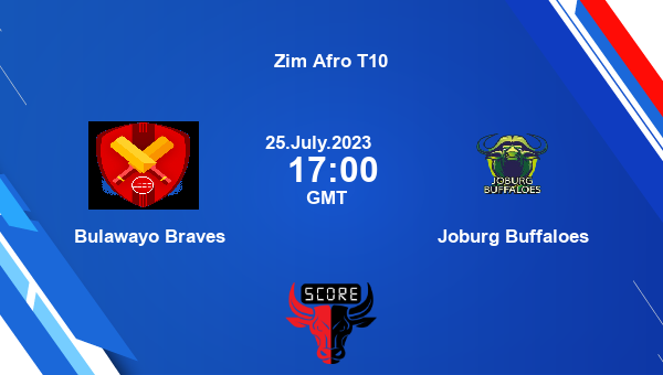 BLB vs JBB live score, Bulawayo Braves vs Joburg Buffaloes Cricket Match Preview, 15th Match T10, Zim Afro T10