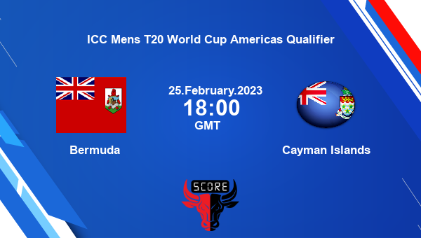 BMUDA vs Caym live score, Bermuda vs Cayman Islands live Match 2 T20I, ICC Mens T20 World Cup Americas Qualifier