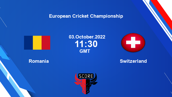 ROM vs SUI live score, Romania vs Switzerland live Match 2 T10, European Cricket Championship