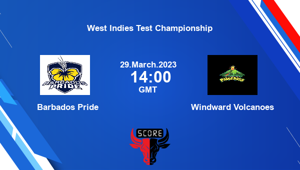 BAR vs WIS live score, Barbados Pride vs Windward Volcanoes live Match 6 First Class, West Indies Test Championship