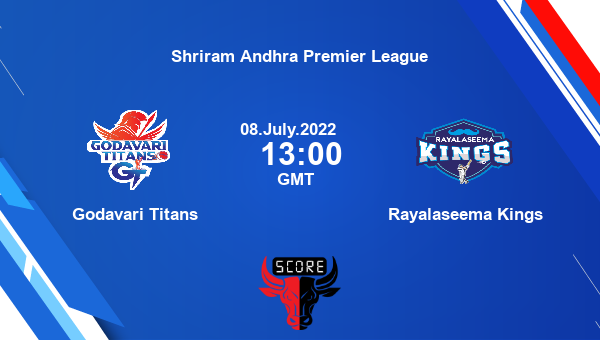 GOD vs RYLS live score, Godavari Titans vs Rayalaseema Kings live Match 6 T20, Shriram Andhra Premier League