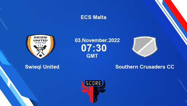 SWU vs SOC live score, Swieqi United vs Southern Crusaders CC live Match 37 T10, ECS Malta