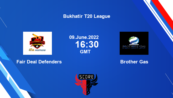 FDD vs BG live score, Fair Deal Defenders vs Brother Gas live Match 2 T20, Bukhatir T20 League