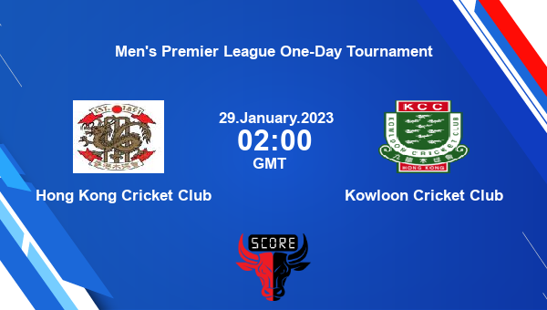 HKCC vs KCC live score, Hong Kong Cricket Club vs Kowloon Cricket Club live Match 8 List A, Men’s Premier League One-Day Tournament