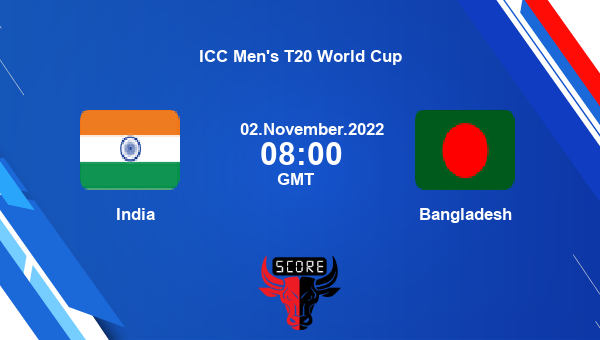 IND vs BAN live score, India vs Bangladesh live 35th Match T20I, ICC Men’s T20 World Cup