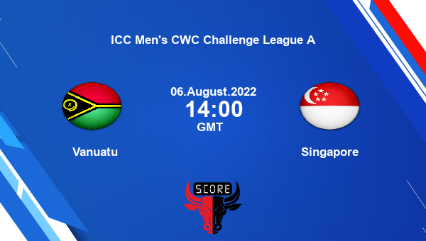 VAN vs SGP live score, Vanuatu vs Singapore live Match 15 ODI, ICC Men’s CWC Challenge League A