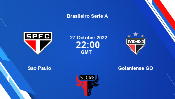 Sao Paulo vs Goianiense GO live score, Head to Head, SAPL vs GOI live, Brasileiro Serie A, TV channels, Prediction