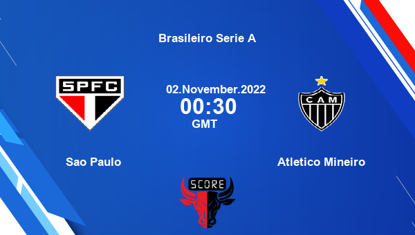 Sao Paulo vs Atletico Mineiro live score, Head to Head, SAPL vs MNE live, Brasileiro Serie A, TV channels, Prediction