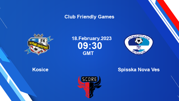 Kosice vs Spisska Nova Ves live score, Head to Head, KOS vs SNV live, Club Friendly Games, TV channels, Prediction