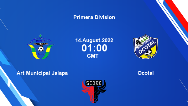 Art Municipal Jalapa vs Ocotal live score, Head to Head, MUN vs OCO live, Primera Division, TV channels, Prediction