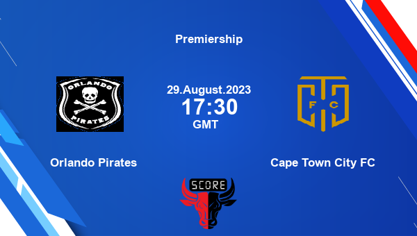 Orlando Pirates vs Cape Town City FC live score, Head to Head, ORL vs CTC live, Premiership, TV channels, Prediction