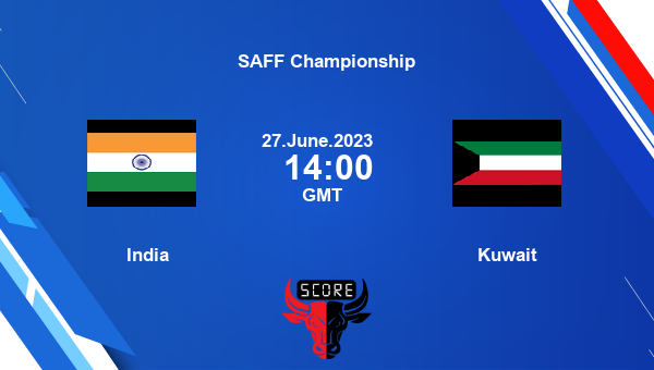 India vs Kuwait live score, Head to Head, IND vs KUW live, SAFF Championship, TV channels, Prediction