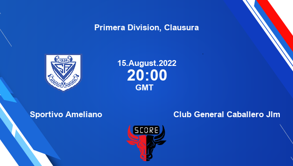 Sportivo Ameliano vs Club General Caballero Jlm live score, Head to Head, SPO vs CLU live, Primera Division, Clausura, TV channels, Prediction