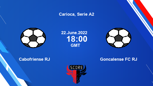 Cabofriense RJ vs Goncalense FC RJ live score, Head to Head, CAB vs GON live, Carioca, Serie A2, TV channels, Prediction