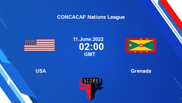 USA vs Grenada live score, Head to Head, USA vs GRN live, CONCACAF Nations League, TV channels, Prediction