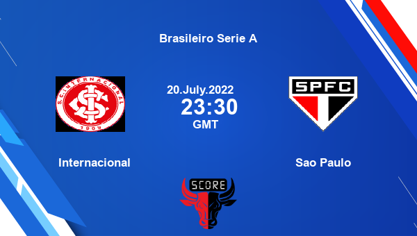 Internacional vs Sao Paulo live score, Head to Head, INT vs SAPL live, Brasileiro Serie A, TV channels, Prediction