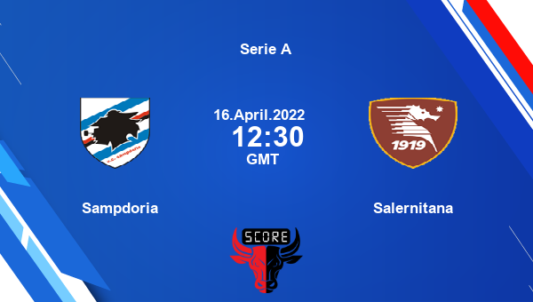 Sampdoria vs Salernitana livescore, Match events SAM vs SAL, Serie A, tv info