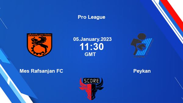 Mes Rafsanjan FC vs Peykan live score, Head to Head, RAF vs PEY live, Pro League, TV channels, Prediction