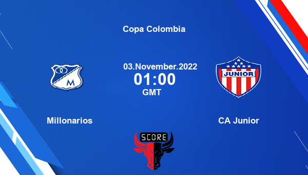 Millonarios vs CA Junior live score, Head to Head, MIL vs JUN live, Copa Colombia, TV channels, Prediction